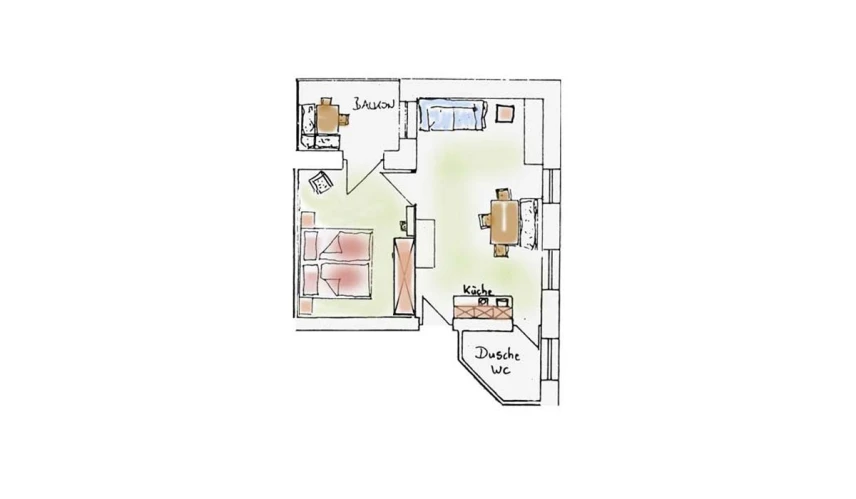 Wohnung Plan 4
